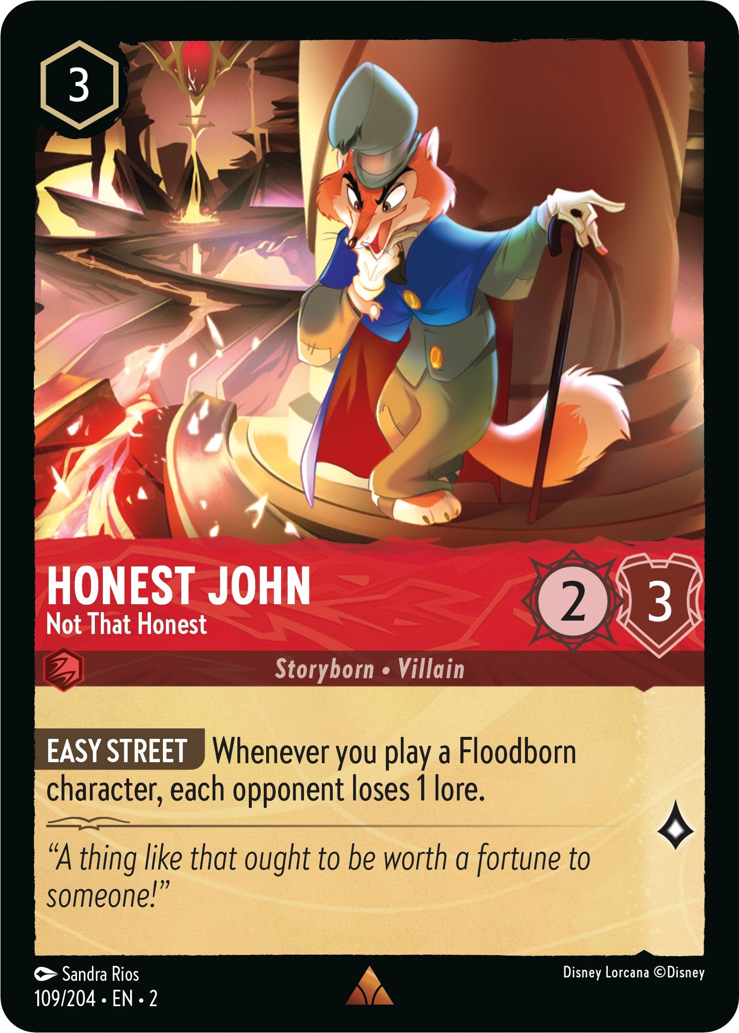 Honest John - Not That Honest (109/204) [Rise of the Floodborn] | Fandemonia Ltd
