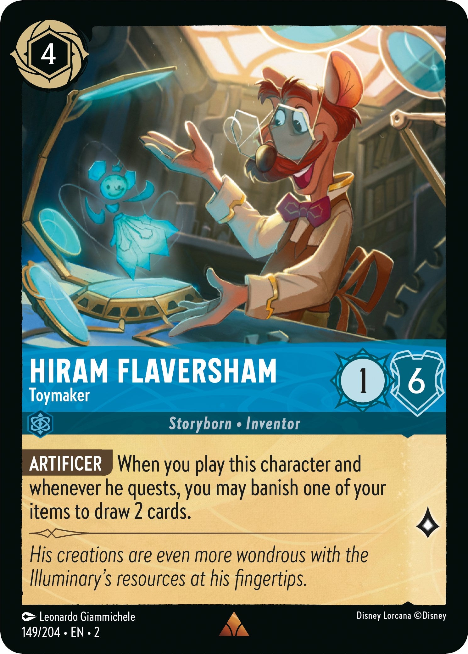 Hiram Flaversham - Toymaker (149/204) [Rise of the Floodborn] | Fandemonia Ltd