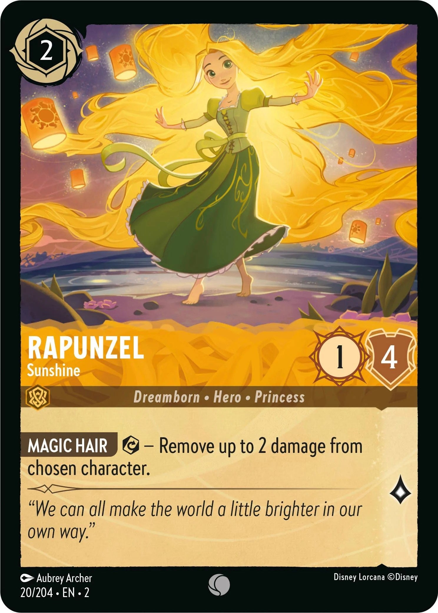 Rapunzel - Sunshine (20/204) [Rise of the Floodborn] | Fandemonia Ltd