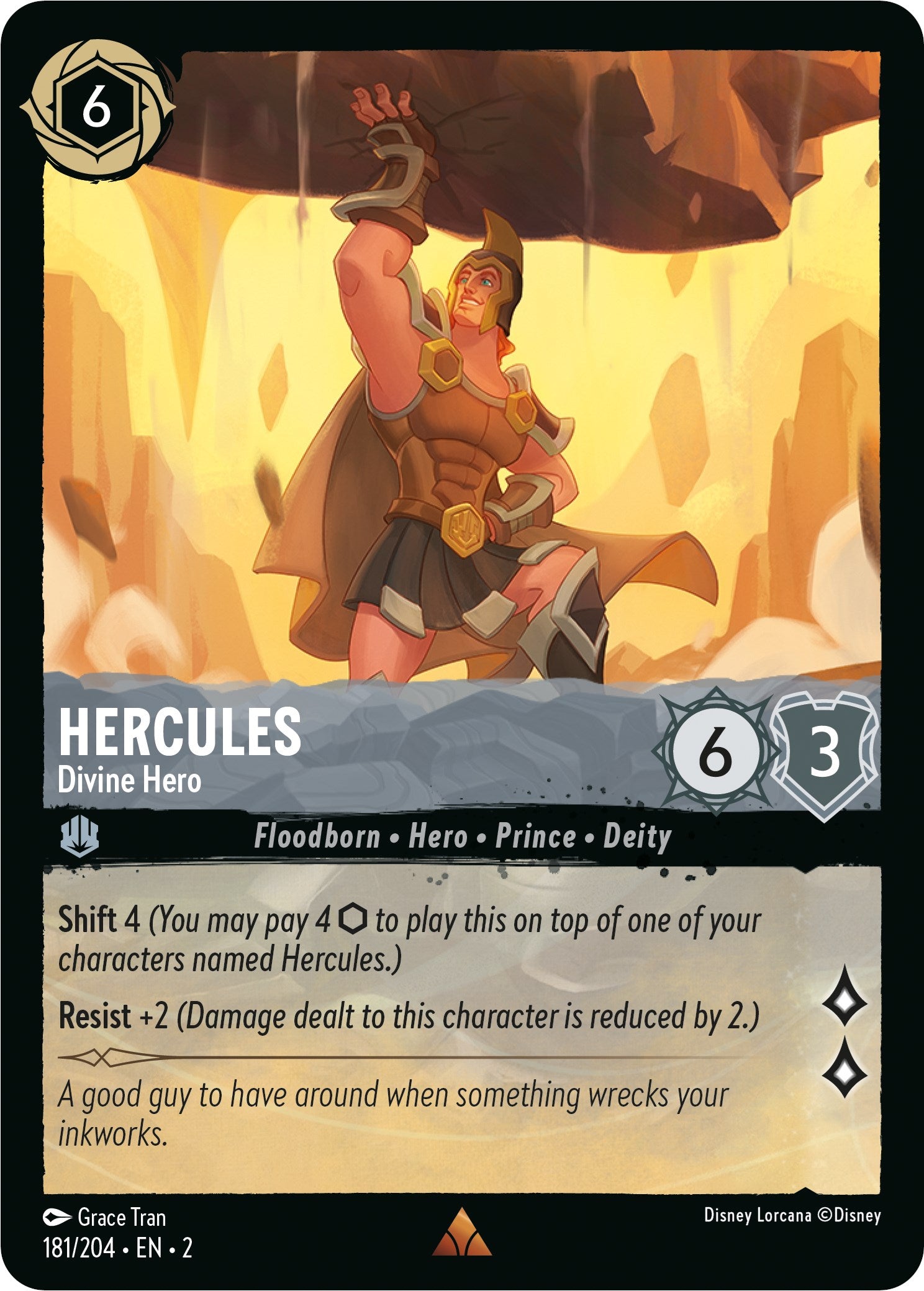Hercules - Divine Hero (181/204) [Rise of the Floodborn] | Fandemonia Ltd