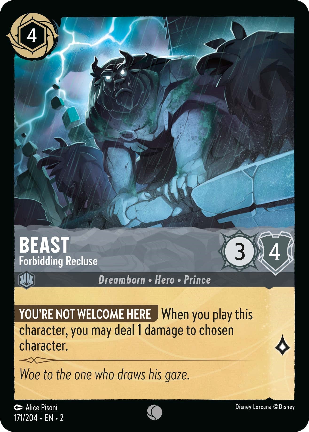 Beast - Forbidding Recluse (171/204) [Rise of the Floodborn] | Fandemonia Ltd