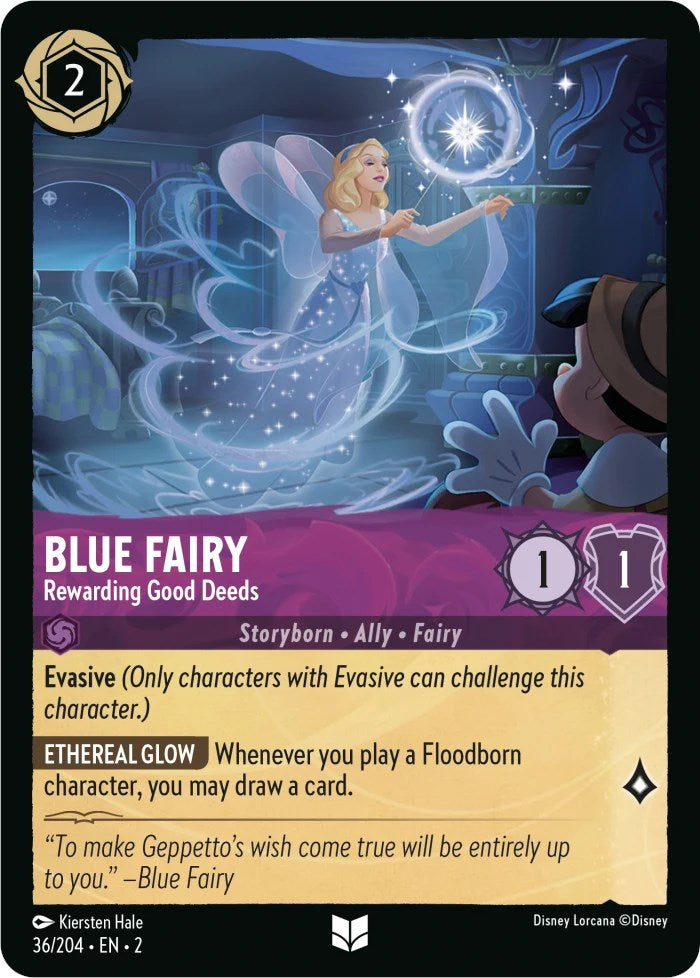 Blue Fairy - Rewarding Good Deeds (36/204) [Rise of the Floodborn] | Fandemonia Ltd