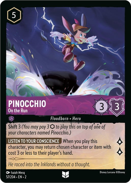 Pinocchio - On the Run (57/204) [Rise of the Floodborn] | Fandemonia Ltd