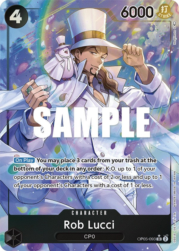 Rob Lucci (Alternate Art) [Awakening of the New Era] | Fandemonia Ltd