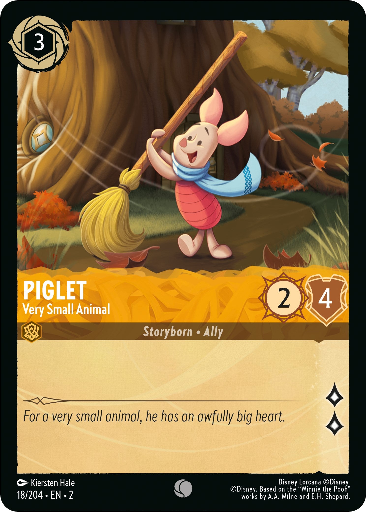 Piglet - Very Small Animal (18/204) [Rise of the Floodborn] | Fandemonia Ltd