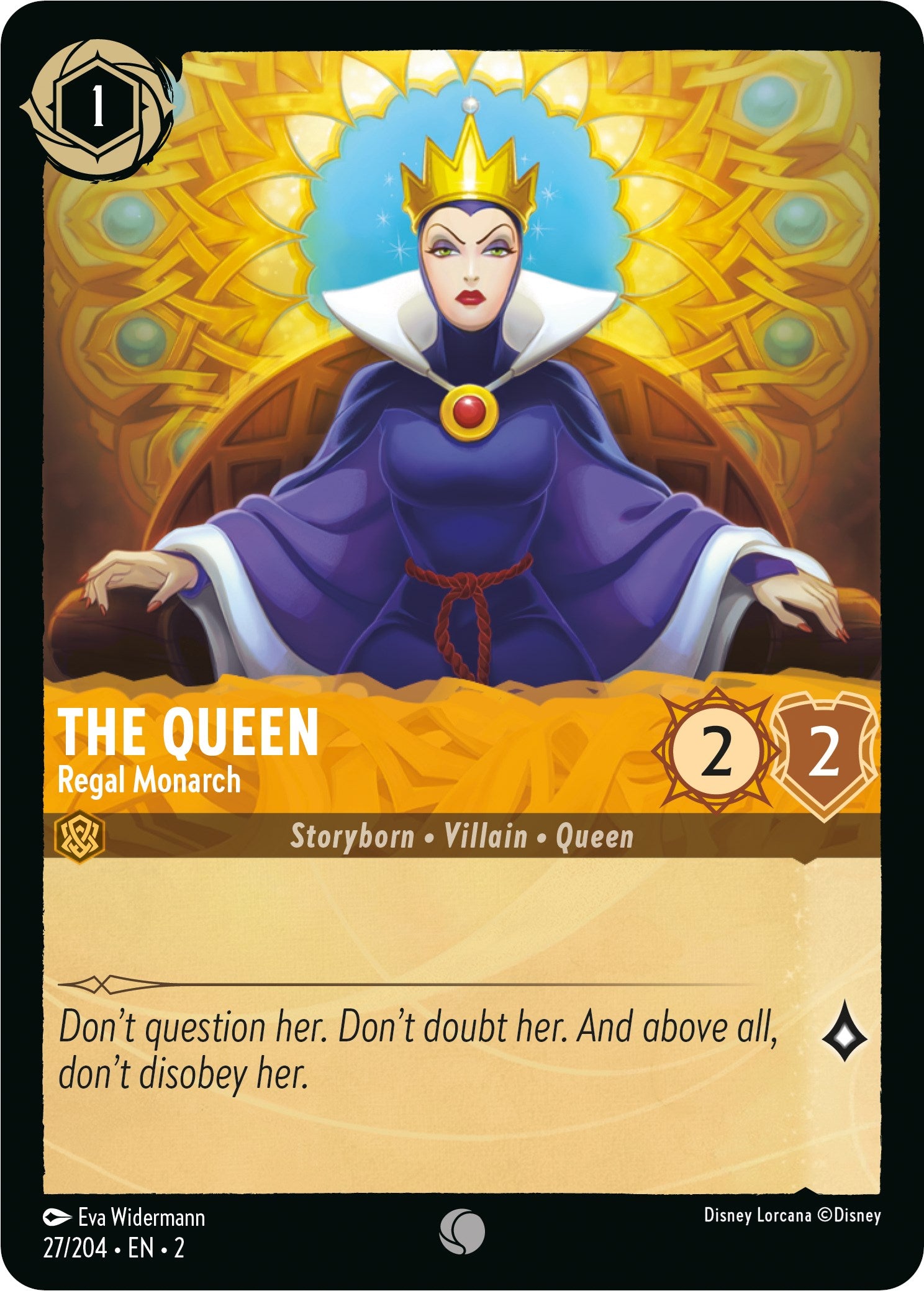 The Queen - Regal Monarch (27/204) [Rise of the Floodborn] | Fandemonia Ltd