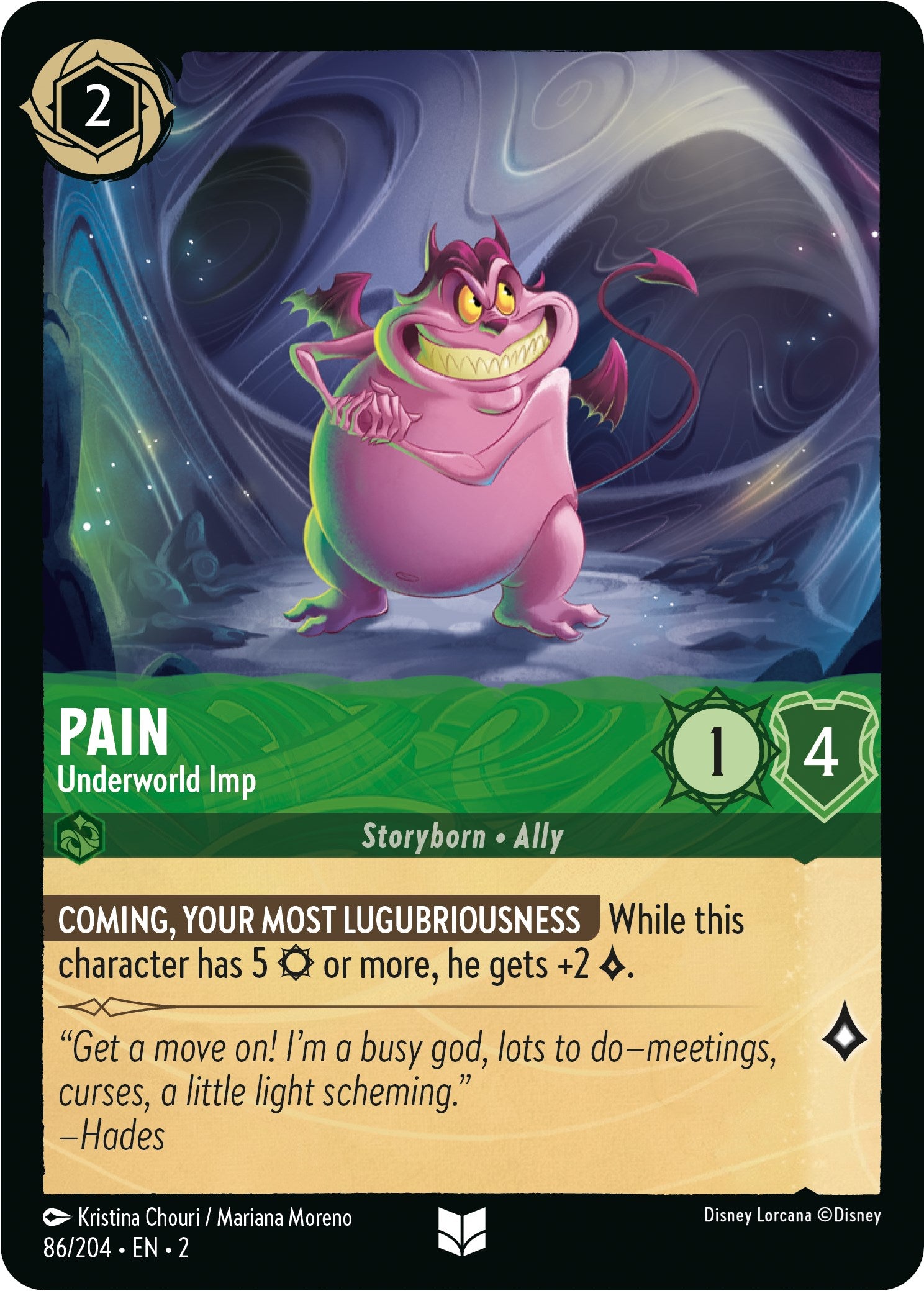 Pain - Underworld Imp (86/204) [Rise of the Floodborn] | Fandemonia Ltd
