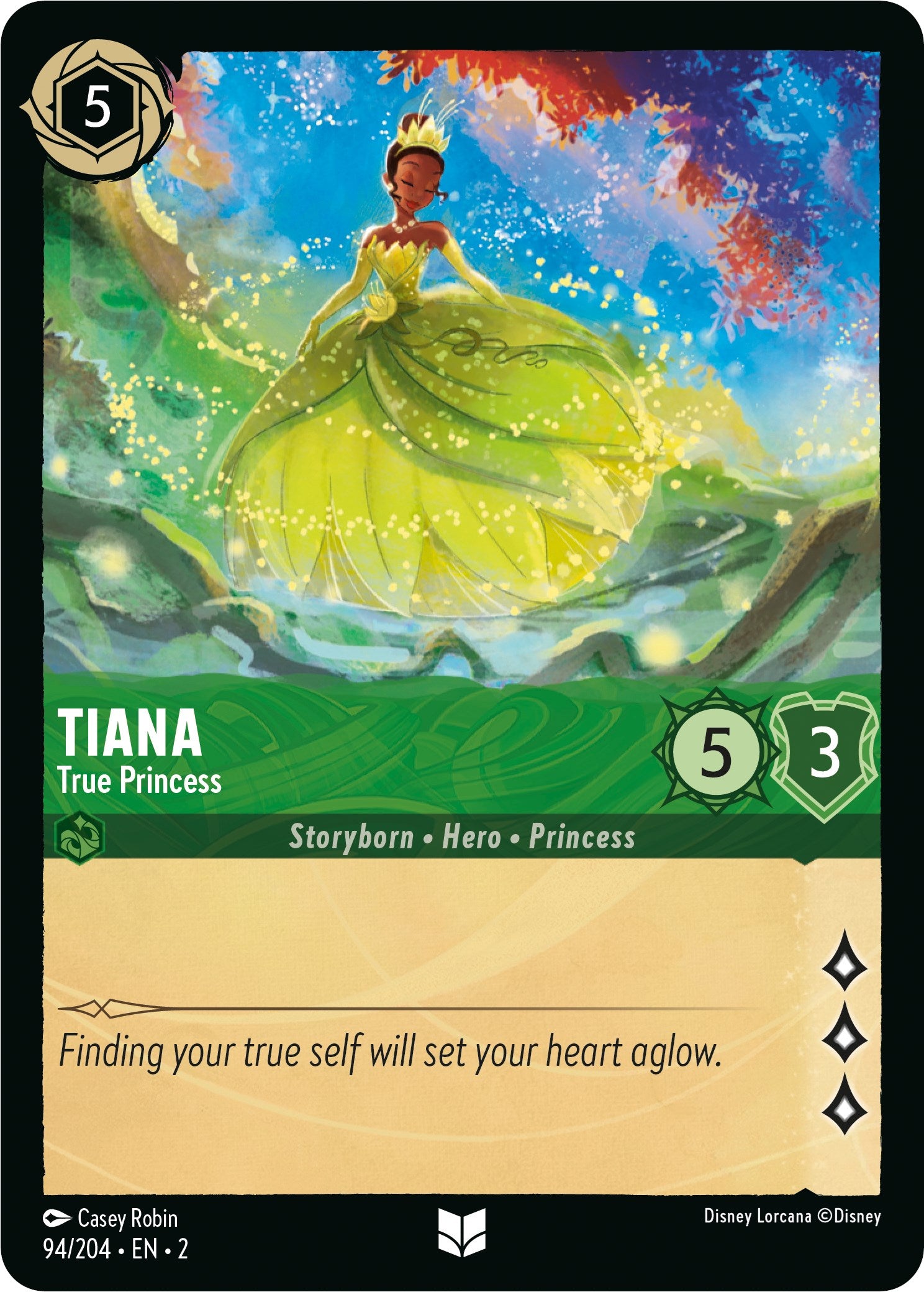 Tiana - True Princess (94/204) [Rise of the Floodborn] | Fandemonia Ltd