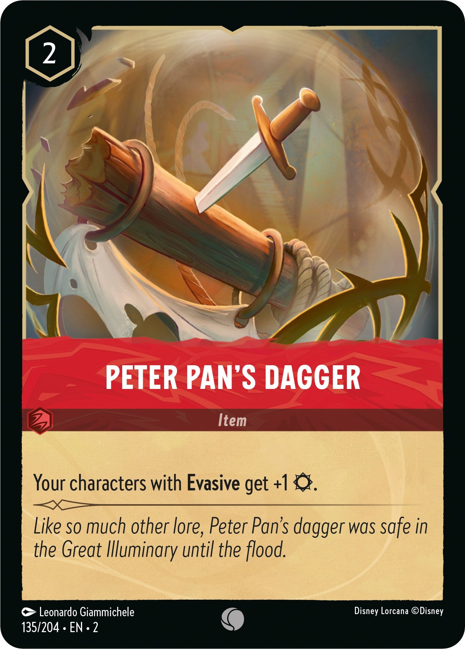 Peter Pan's Dagger (135/204) [Rise of the Floodborn] | Fandemonia Ltd