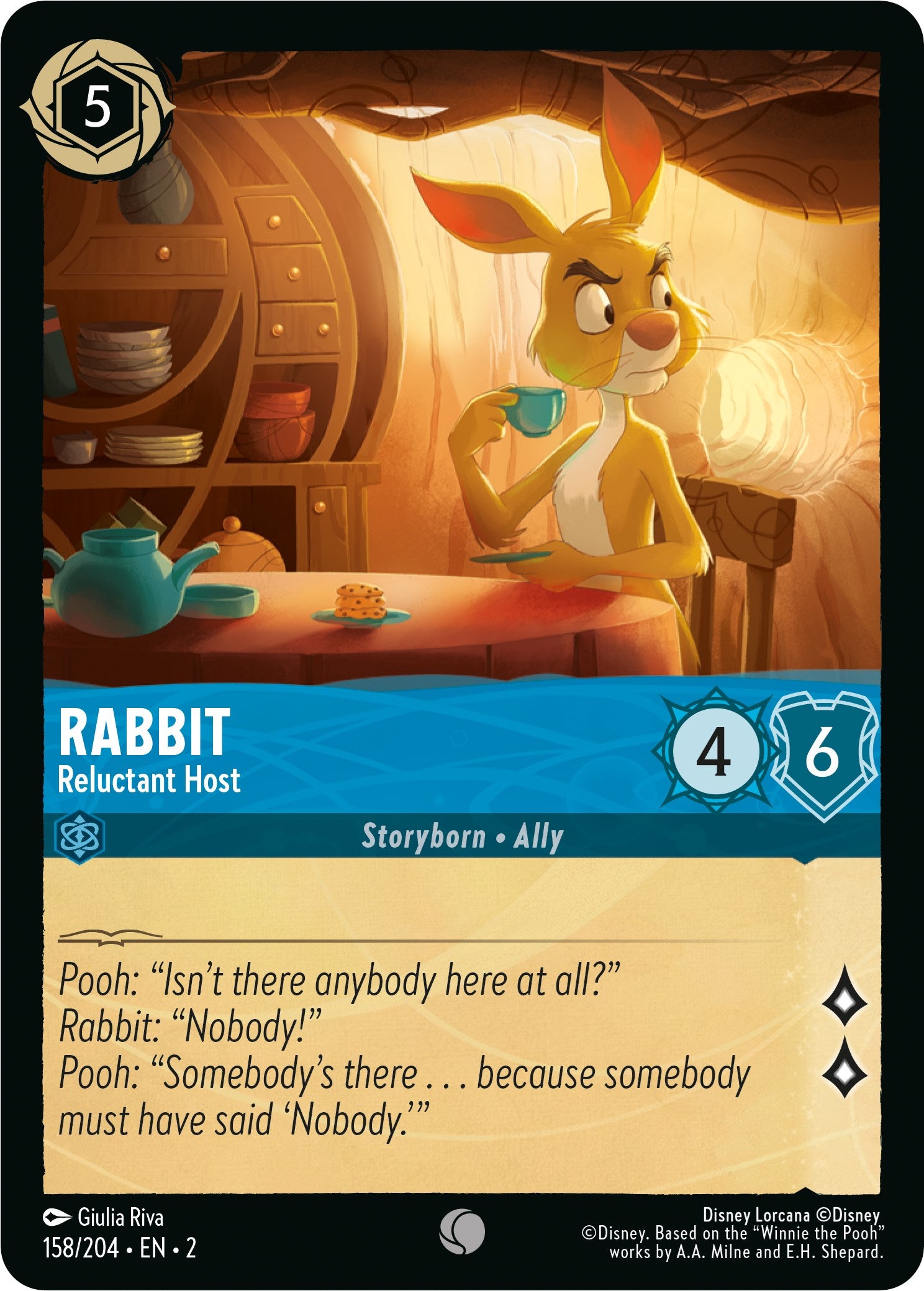 Rabbit - Reluctant Host (158/204) [Rise of the Floodborn] | Fandemonia Ltd