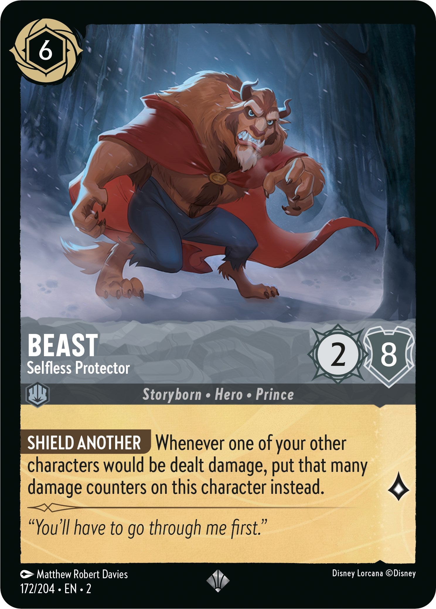 Beast - Selfless Protector (172/204) [Rise of the Floodborn] | Fandemonia Ltd