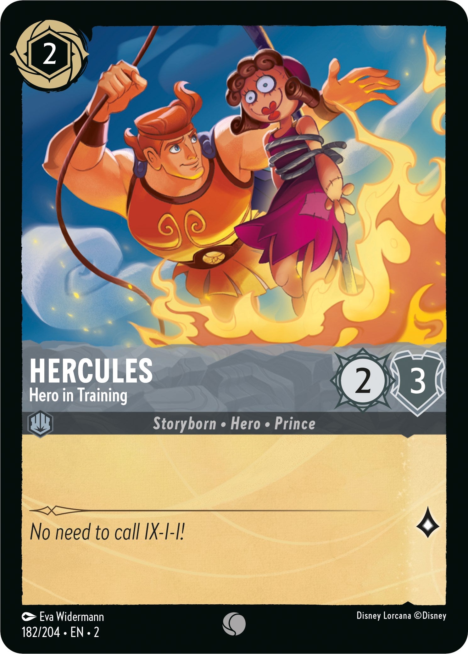 Hercules - Hero in Training (182/204) [Rise of the Floodborn] | Fandemonia Ltd