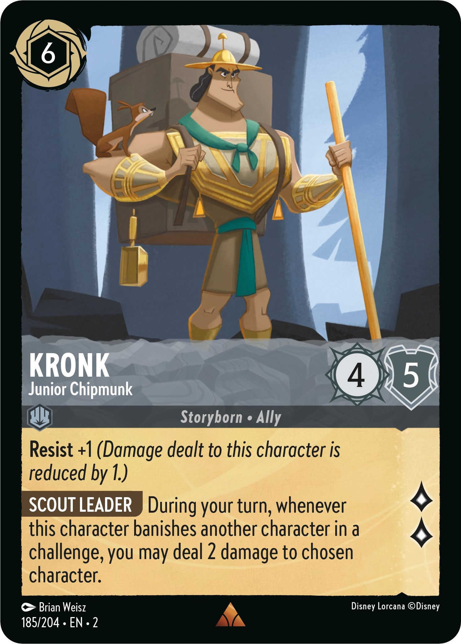 Kronk - Junior Chipmunk (185/204) [Rise of the Floodborn] | Fandemonia Ltd