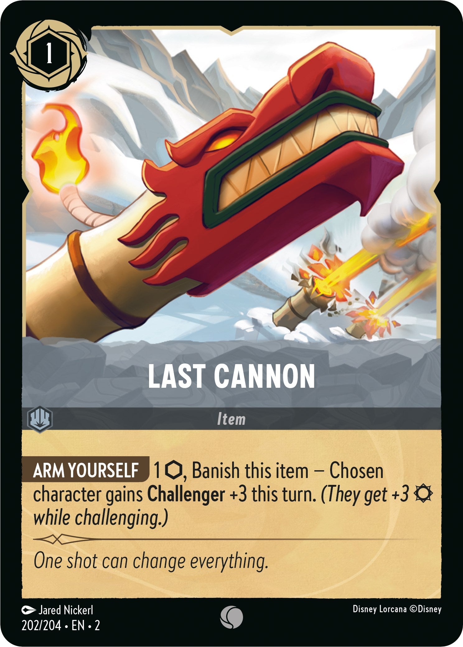Last Cannon (202/204) [Rise of the Floodborn] | Fandemonia Ltd