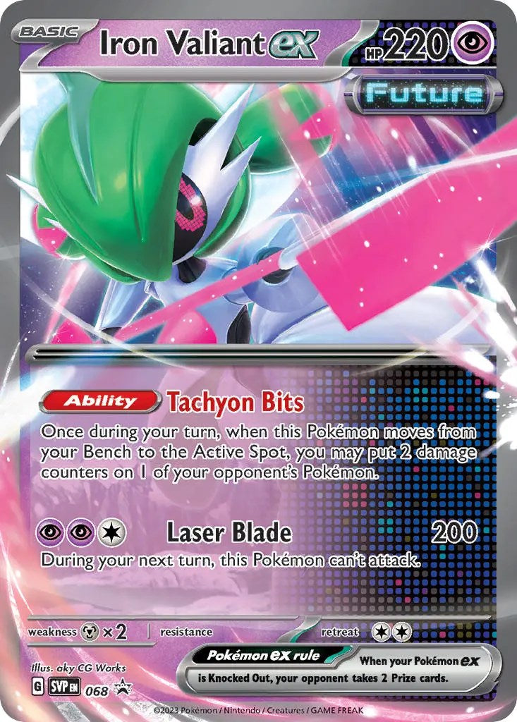 Iron Valiant ex (068) [Scarlet & Violet: Black Star Promos] | Fandemonia Ltd