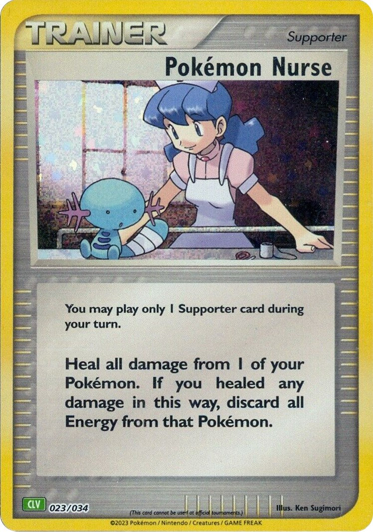 Pokemon Nurse (023/034) [Trading Card Game Classic] | Fandemonia Ltd