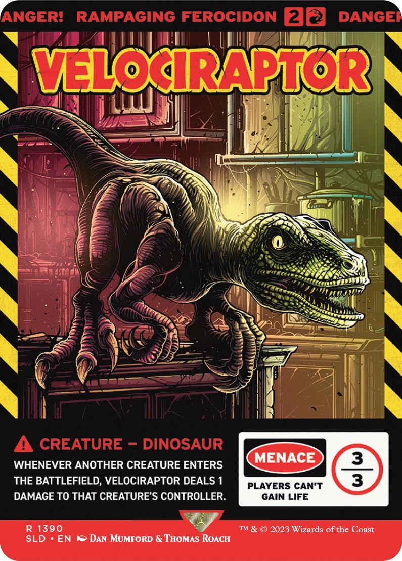 Velociraptor - Rampaging Ferocidon [Secret Lair Drop Series] | Fandemonia Ltd