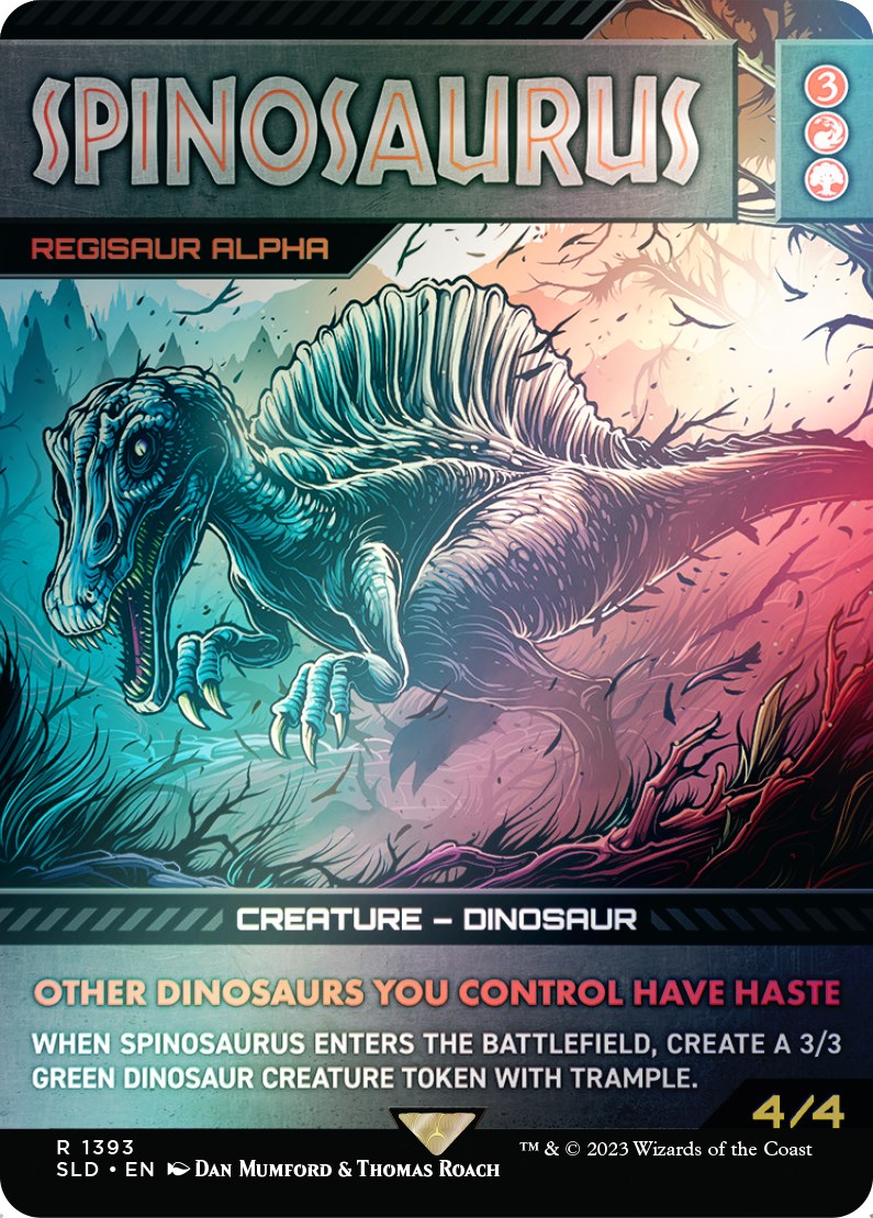 Spinosaurus - Regisaur Alpha (Rainbow Foil) [Secret Lair Drop Series] | Fandemonia Ltd