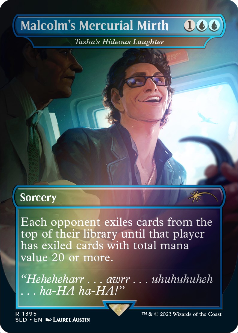 Malcolm's Mercurial Mirth - Tasha's Hideous Laughter (Rainbow Foil) [Secret Lair Drop Series] | Fandemonia Ltd