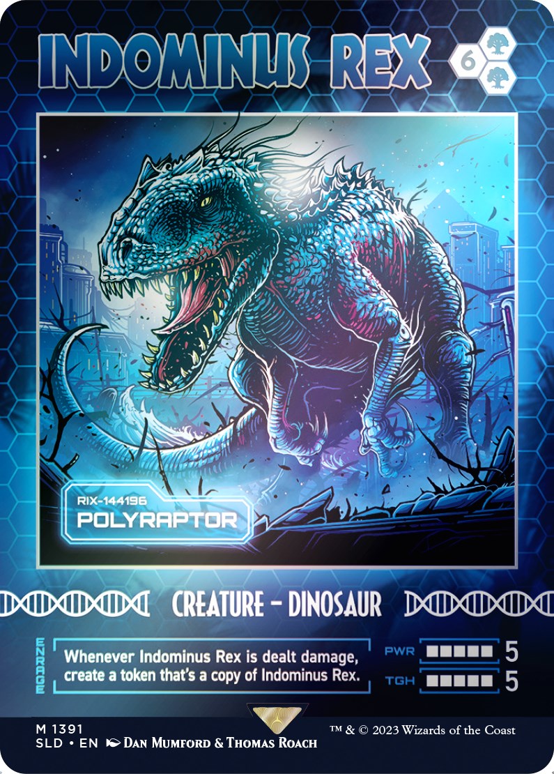 Indominus Rex - Polyraptor (Rainbow Foil) [Secret Lair Drop Series] | Fandemonia Ltd