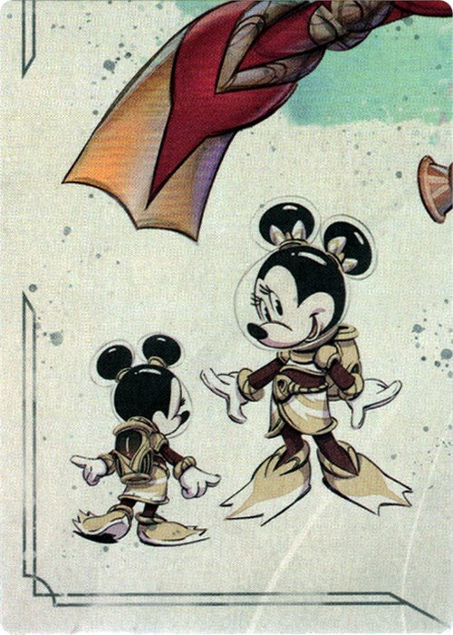 Minnie Mouse - Wide-Eyed Diver Puzzle Insert (Bottom Left) [Rise of the Floodborn] | Fandemonia Ltd