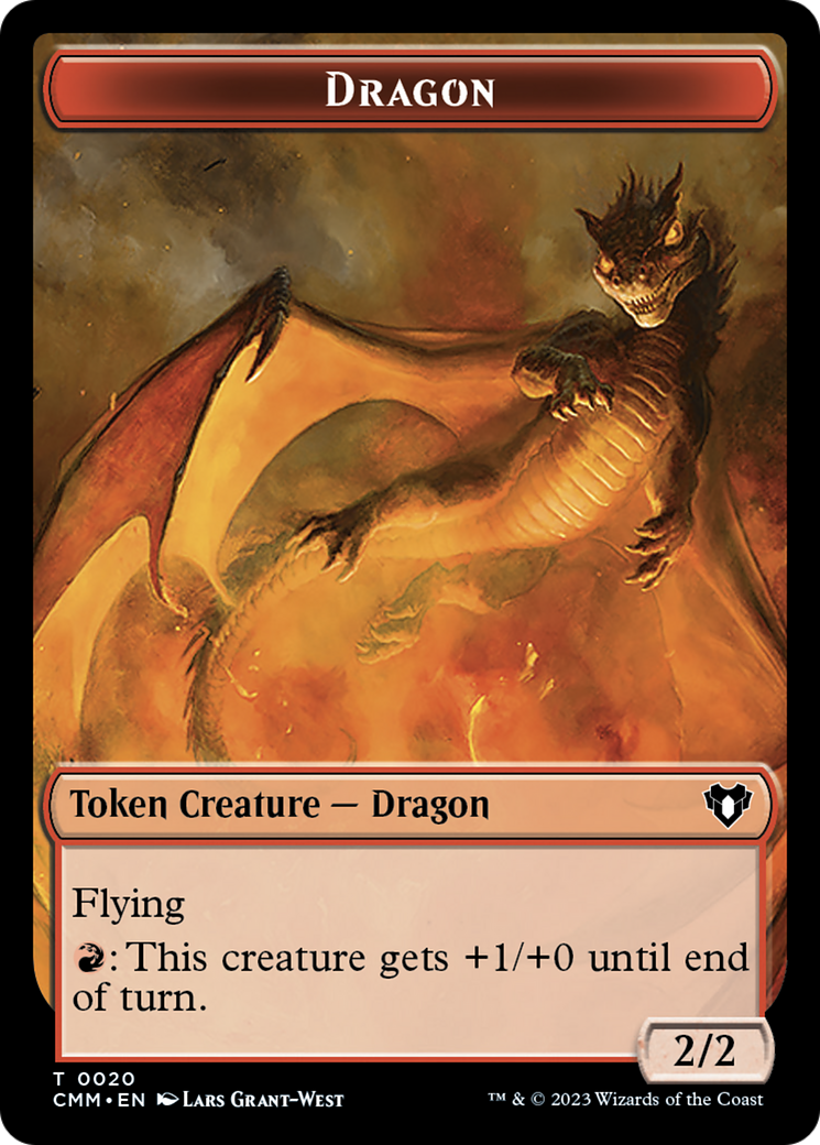 Dragon Token (20) [Commander Masters Tokens] | Fandemonia Ltd