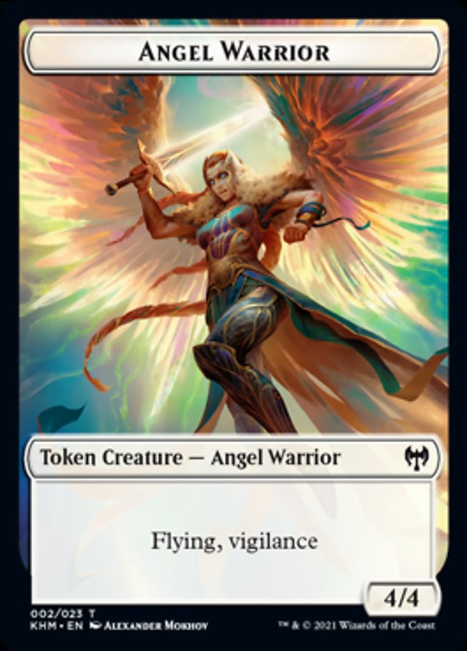 Angel Warrior Token [Kaldheim Tokens] | Fandemonia Ltd