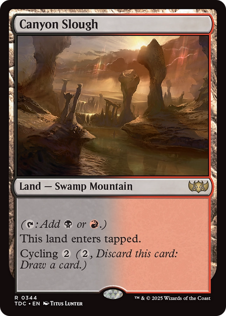 Canyon Slough [Tarkir: Dragonstorm Commander] | Fandemonia Ltd