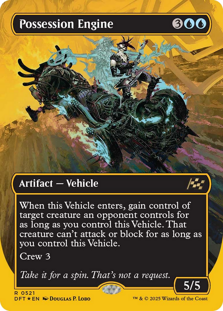 Possession Engine (Borderless) (First-Place Foil) [Aetherdrift] | Fandemonia Ltd