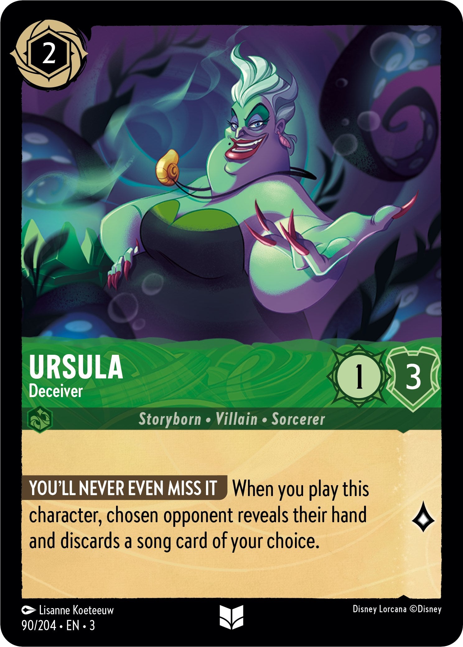 Ursula - Deceiver (90/204) [Into the Inklands] | Fandemonia Ltd