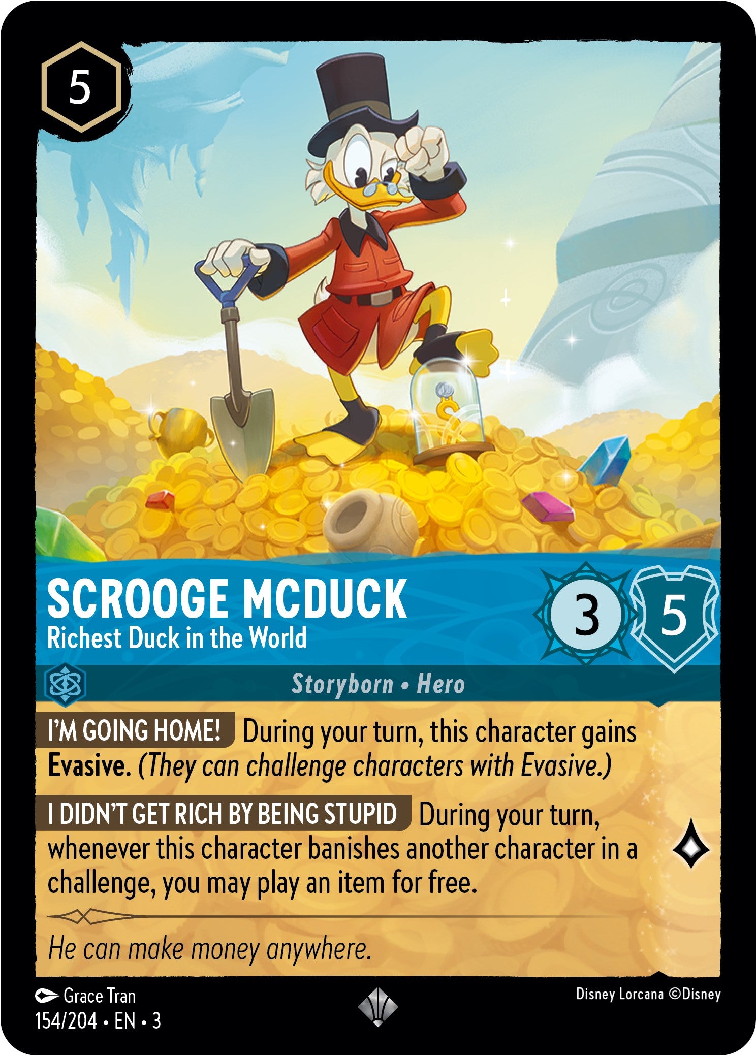 Scrooge McDuck - Richest Duck in the World (154/204) [Into the Inklands] | Fandemonia Ltd