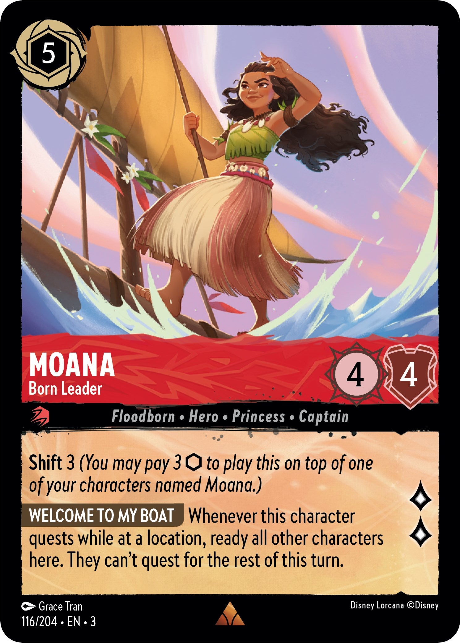 Moana - Born Leader (116/204) [Into the Inklands] | Fandemonia Ltd