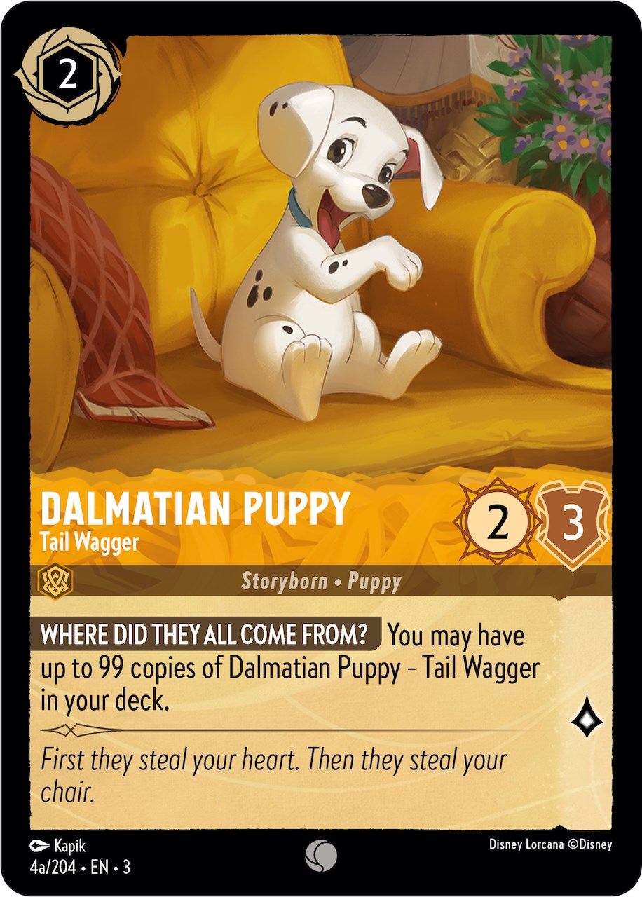 Dalmatian Puppy - Tail Wagger (4a) (4a/204) [Into the Inklands] | Fandemonia Ltd