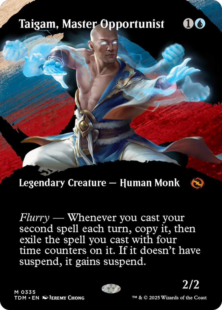 Taigam, Master Opportunist (Borderless) [Tarkir: Dragonstorm] | Fandemonia Ltd