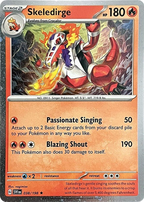 Skeledirge (038/198) (Cosmos Holo) [Miscellaneous Cards] | Fandemonia Ltd