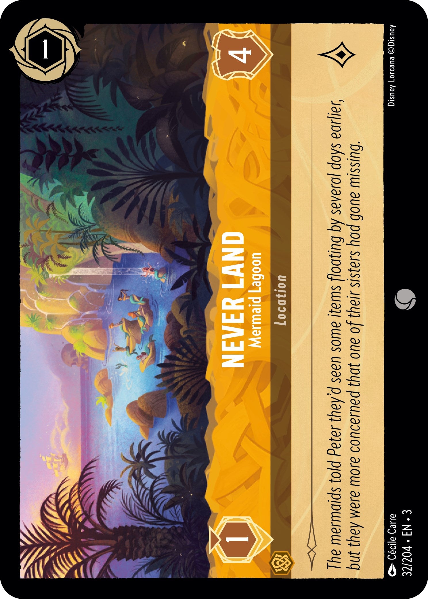 Never Land - Mermaid Lagoon (32/204) [Into the Inklands] | Fandemonia Ltd