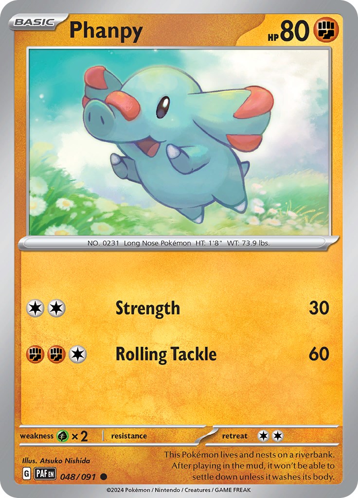 Phanpy (048/091) [Scarlet & Violet: Paldean Fates] | Fandemonia Ltd