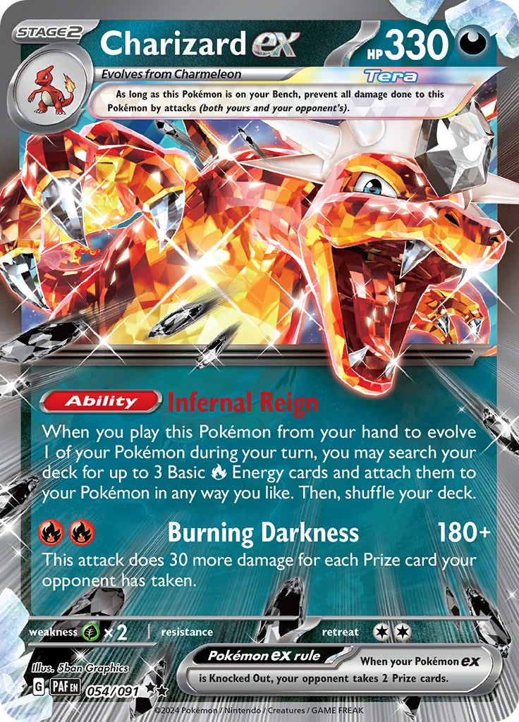 Charizard ex (054/091) [Scarlet & Violet: Paldean Fates] | Fandemonia Ltd