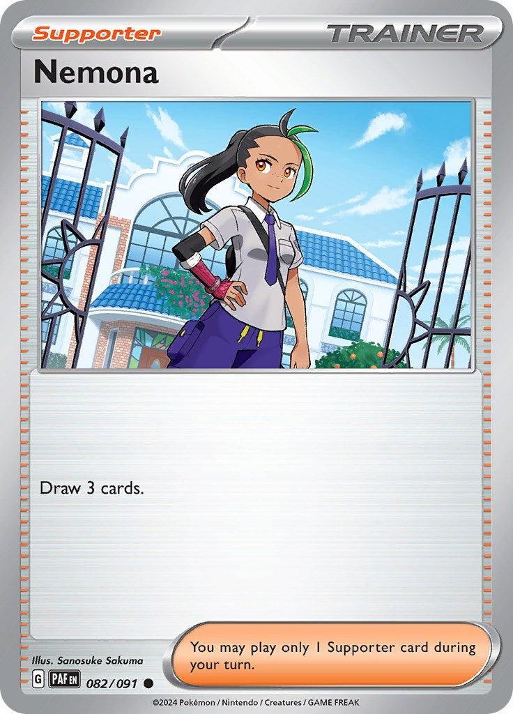 Nemona (082/091) [Scarlet & Violet: Paldean Fates] | Fandemonia Ltd
