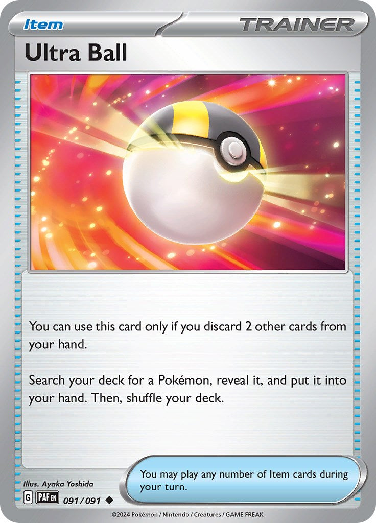 Ultra Ball (091/091) [Scarlet & Violet: Paldean Fates] | Fandemonia Ltd