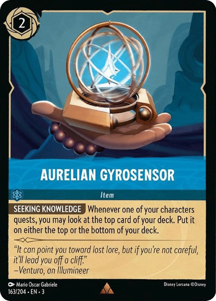 Aurelian Gyrosensor (163/204) [Into the Inklands] | Fandemonia Ltd