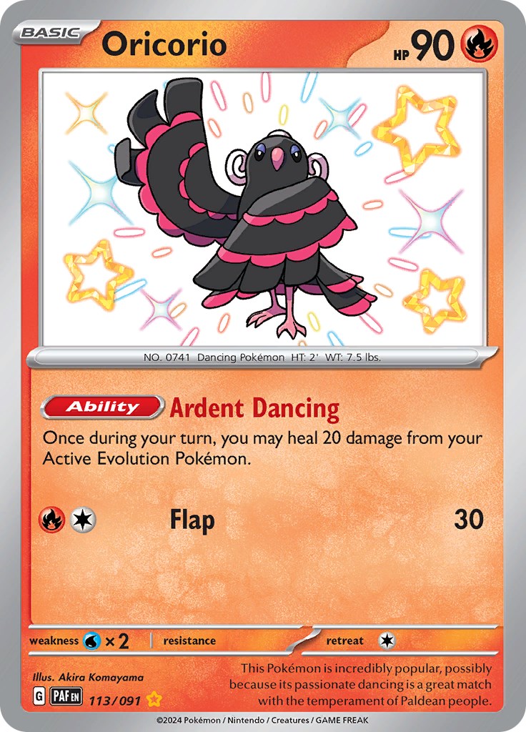 Oricorio (113/091) [Scarlet & Violet: Paldean Fates] | Fandemonia Ltd
