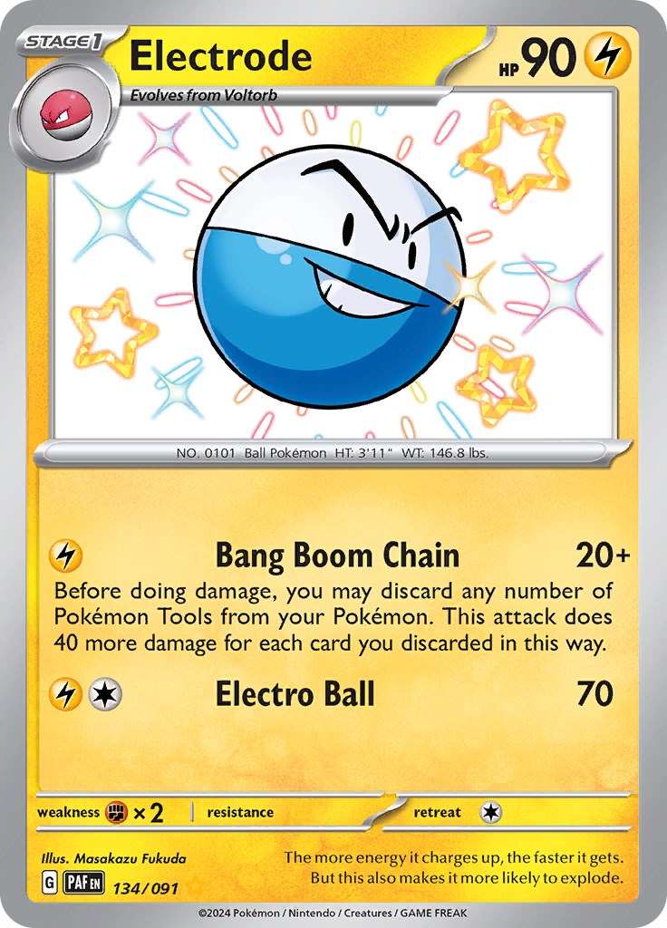 Electrode (134/091) [Scarlet & Violet: Paldean Fates] | Fandemonia Ltd