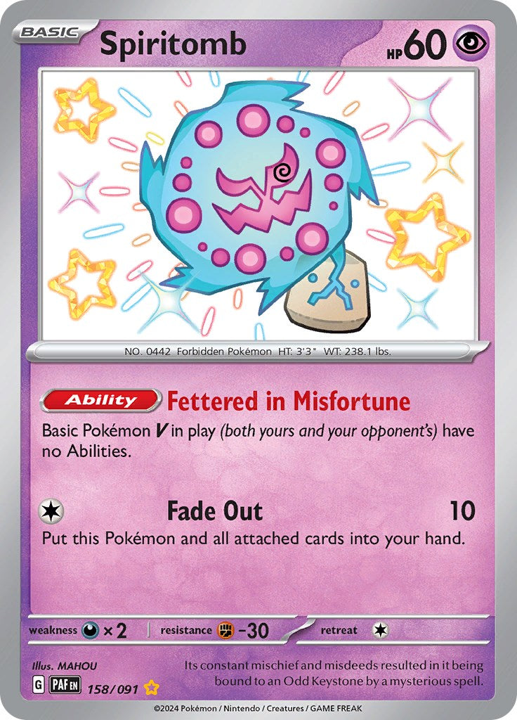 Spiritomb (158/091) [Scarlet & Violet: Paldean Fates] | Fandemonia Ltd