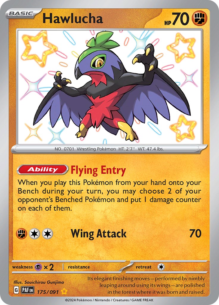 Hawlucha (175/091) [Scarlet & Violet: Paldean Fates] | Fandemonia Ltd