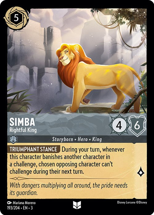 Simba - Rightful King (193/204) [Into the Inklands] | Fandemonia Ltd