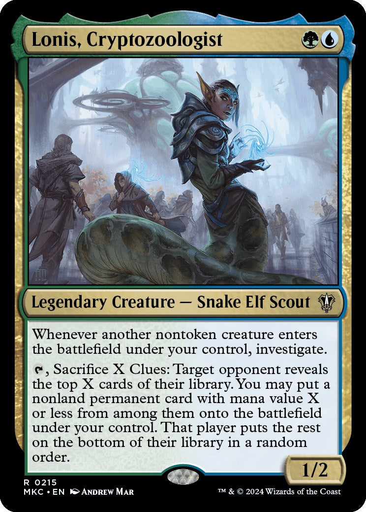 Lonis, Cryptozoologist [Murders at Karlov Manor Commander] | Fandemonia Ltd