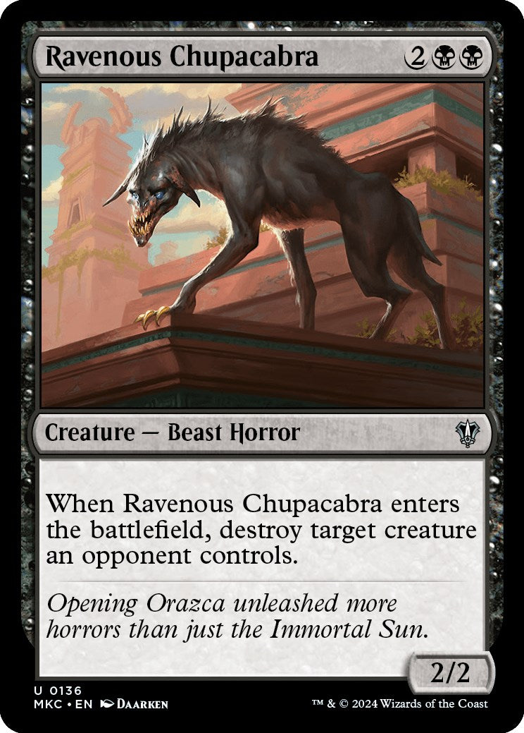 Ravenous Chupacabra [Murders at Karlov Manor Commander] | Fandemonia Ltd