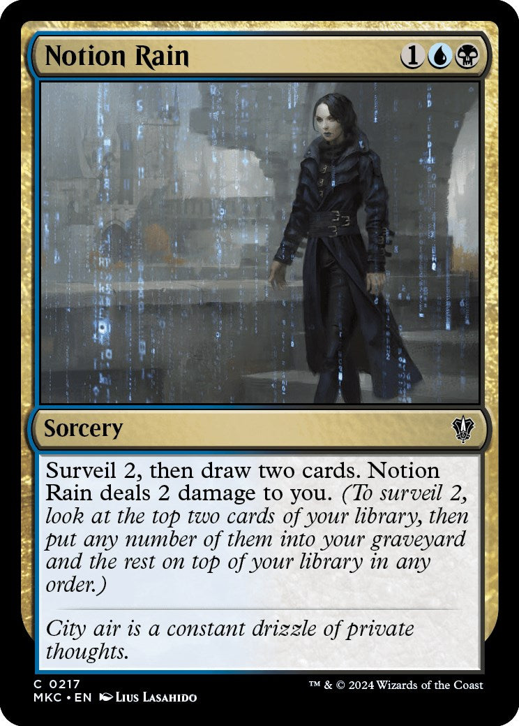 Notion Rain [Murders at Karlov Manor Commander] | Fandemonia Ltd
