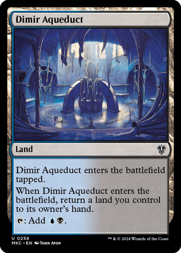 Dimir Aqueduct [Murders at Karlov Manor Commander] | Fandemonia Ltd